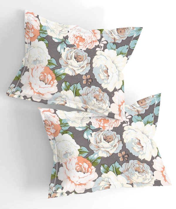 Home Stuff Since 1994 | 100% Cotton Moon BEDSHEET | 210 TC Printed Size Bedsheet for Double Bed with 2 Pillow Cover (Bed Sheet - 90 x 100 Inch) (Pillow Cover - 17 X 27 Inch) (Color - Sky Floral) - Image 4