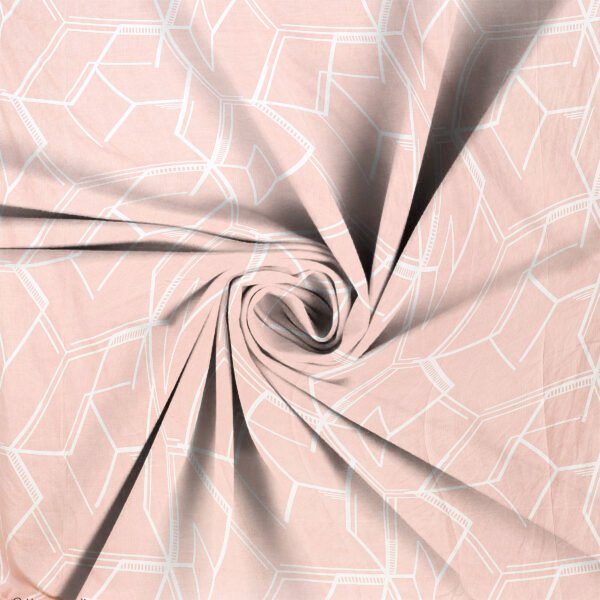 Home Stuff Since 1994 | 100% Cloud Cotton | 220 TC Premium Printed King Size Bedsheet for Double Bed with 2 Pillow Cover (Bed Sheet - 108 x 108 Inch) (Pillow Cover - 17 X 27 Inch) (Color - PEACH) - Image 4