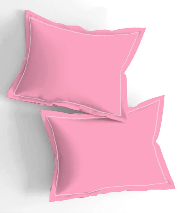 Home Stuff Since 1994| Double Bedsheet with 2 Pillow Covers, 300 TC Ultra Satin Premium Bedding Set, Aesthetic Home Décor, Gift for Couples, Wedding, Anniversary, Date Night - PINK - Image 5