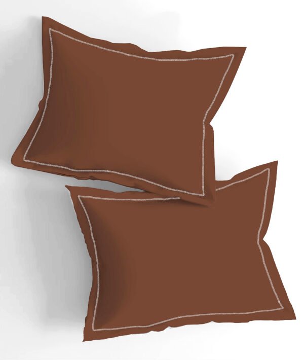 Home Stuff Since 1994| Double Bedsheet with 2 Pillow Covers, 300 TC Ultra Satin Premium Bedding Set, Aesthetic Home Décor, Gift for Couples, Wedding, Anniversary, Date Night - COFFEE - Image 5