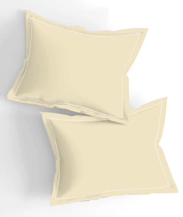 Home Stuff Since 1994| Double Bedsheet with 2 Pillow Covers, 300 TC Ultra Satin Premium Bedding Set, Aesthetic Home Décor, Gift for Couples, Wedding, Anniversary, Date Night - BEIGE - Image 5